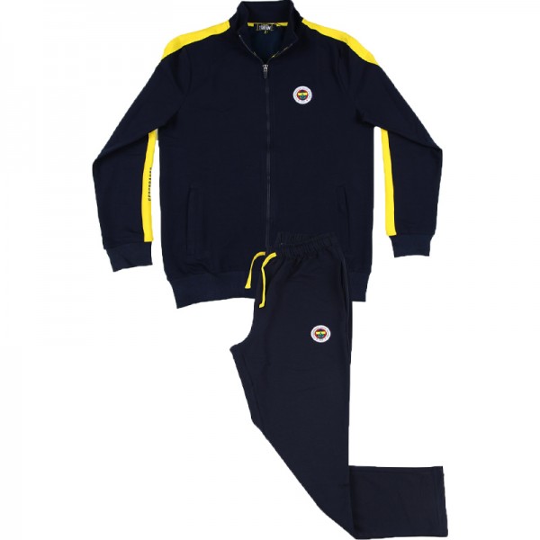 Fenerbahce Trainingsanzug dunkelblau Jogginganzug adidas Herren Präsentationsanzug Fenerbahce Istanbul, Top
