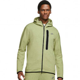 Nike Hoodie Tech Fleece Sport-Kapuzenjacke lime grün-schwarz