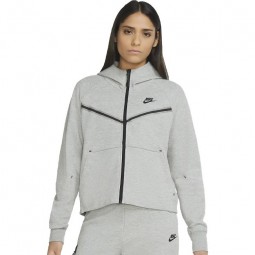 Nike Hoodie Tech Fleece grau Damen Sportjacke Joggers