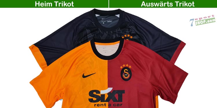 Galatasaray Heim & Auswärts-Trikot Nike 2022/2023 Vergleich & wie