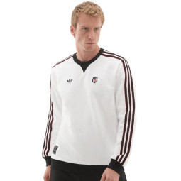Besiktas Adidas Originals Retro Sweatshirt Herren Weiß