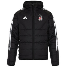 Besiktas Adidas Winterjacke Herren Schwarz mit Kapuze