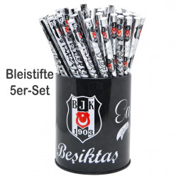 5er Besiktas Bleistift-Set Schul & Büro Utensilien BJK