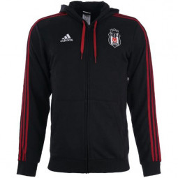 Besiktas Fleece Anthem Hoodie Adidas Jacke schwarz Oberteil