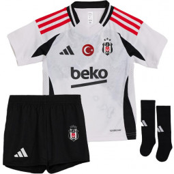 Kit Besiktas Heim Kindertrikot-Set Adidas mit Hose & Stutzen weiss