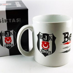 Besiktas Tasse mit Henkel Mug BJK Fanartikel Kaffeebecher