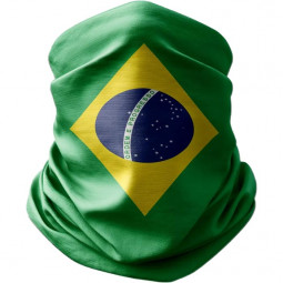 Brasilien Flagge Schlauchschal Mütze Halstuch Beanie