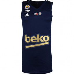 Fenerbahce Adidas Basketball-Trikot GOLD-blau Champions League FIBA