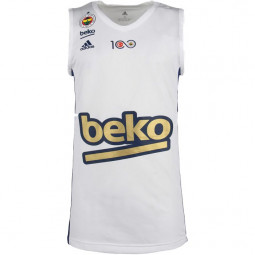 Fenerbahce Basketball-Trikot Adidas EuroLeague Jersey FIBA weiss-GOLD