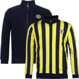 Fenerbahce BEIDSEITIGE Fleece und Stadionjacke in einem