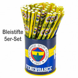 5er Fenerbahce Bleistift-Set Schul & Büro Utensilien