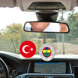 Fenerbahce Auto Duftbaum Trikot & Logo Dufterfrischer Set Paket