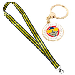 Fenerbahce Schlüsselanhänger & Lanyard-Set mit Schlüsselband