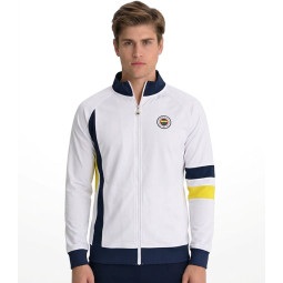 Fenerbahce Trainingsjacke in Weiß - Hochwertige Sportjacke