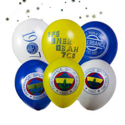 Fenerbahce Luftballons Paket 6er Set Partyzubehör-Produkte