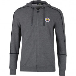 Fenerbahce Sweatjacke mit Kapuze Herren Hoodie Fleece