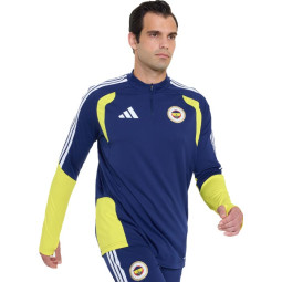 Fenerbahce A-Team offizielles Half-Zip Langarm Trainingstrikot adidas