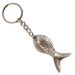 Fisch Schlüsselanhänger Metall Gussausführung Keychain