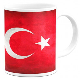 Türkei Tasse mit Fahnen-Design Mug TR Flagge Kaffeebecher