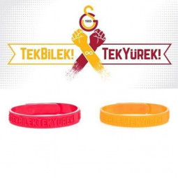 Berühmteste Galatasaray Armband Set in gelb-rot Unisex