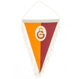 Galatasaray Seiden-Wimpel mit Fransen Flagge Pennant Autofahne