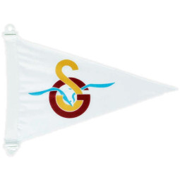 Galatasaray Wimpel Fahne Pennant Satin Yacht- & Autoflagge