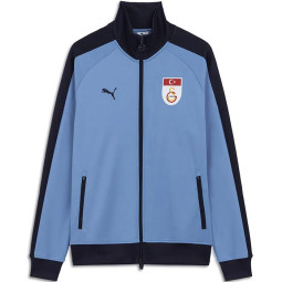 Galatasaray Retro Präsentationsjacke Puma BLAU Nostalgie Logo