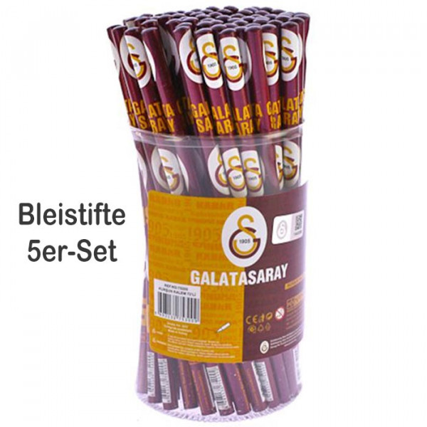 5er Galatasaray Bleistift-Set Schul & Büro Utensilien, Fanartikel