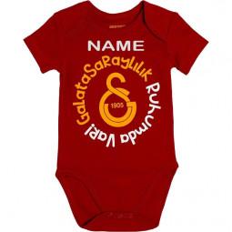 Galatasaray Baby-Body mit Beschriftung eigenen Namen Strampler