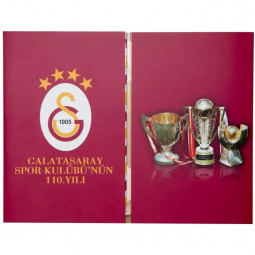 Galatasaray Briefmarken mit Mappe & Briefumschlag Gold