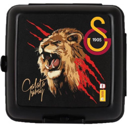 3er Set Galatasaray Brotdose mit Gabel Löffel Lunchbox