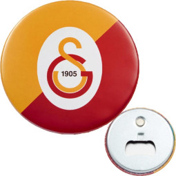 Galatasaray Magnet-Flaschenöffner Metall Logo Fanartikel