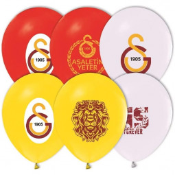 Galatasaray Luftballons Paket 6er Set Partyzubehör-Produkte