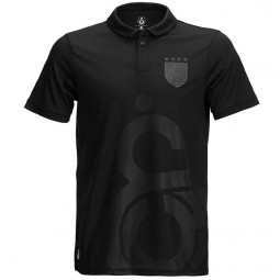 Galatasaray Polo-Shirt edel-schwarz mit ersten Retro-Logo