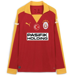 Galatasaray Retro rot Langarm Trikot Puma mit Türkei Flagge