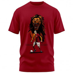 Galatasaray Icardi Shirt mit brüllenden Löwen im Hintergrund