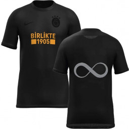 Limitiertes Galatasaray Nike SCHWARZ mit Unendlich Symbol Beflockung