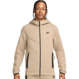 Nike Hoodie Tech Fleece beige Herrenkapuzen-Sportjacke