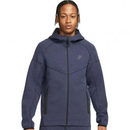 Nike Hoodie Tech Fleece blau Herrenkapuzen-Sportjacke
