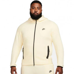 Nike Hoodie Tech Fleece weiss Herrenkapuzen-Sportjacke