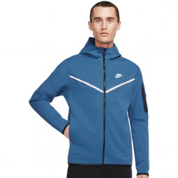 Nike Hoodie Tech Fleece blau Herrenkapuzen-Sportjacke