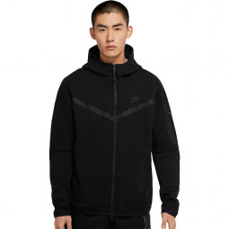 Nike Hoodie Tech Fleece schwarz Herrenkapuzen-Sportjacke