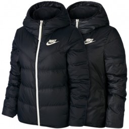 Wendbare Damenjacke Sportswear Nike Sweatjacke schwarz