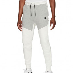 Nike Tech Fleece Herren Pant Sporthose weiss-grau Jogginghose