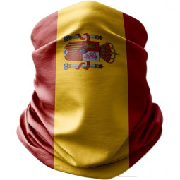 Spanien Flagge Schlauchschal Mütze Halstuch Beanie
