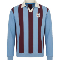 Trabzon Casual Polo-Sweatshirt Gestreift Retro Pullover