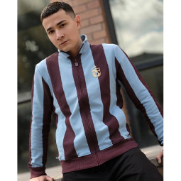 Trabzonspor Präsentationsjacke Goldenes Logo Hochkragen