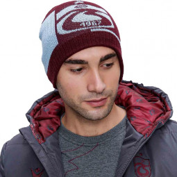 Trabzonspor Geflochtene warme Beanie Winter-Wollmütze