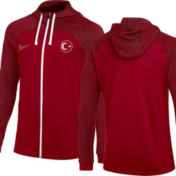 Türkei Nike Trainingsjacke rot Hoodie Kapuzen-Sweatjacke