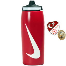 Türkei Nike Trinkflasche Performance Sportflasche + TFF Pin